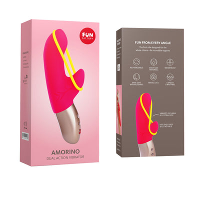 Main image for product index 11: Мінівібратор-кролик зі стимулювальною стрічкою Fun Factory AMORINO, стрічка знімна