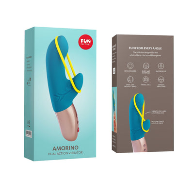 Main image for product index 6: Мінівібратор-кролик зі стимулювальною стрічкою Fun Factory AMORINO, стрічка знімна