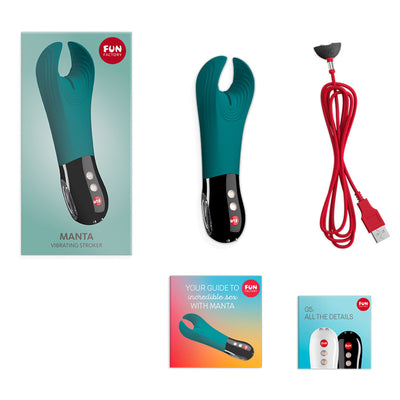 Вибратор для пениса Fun Factory MANTA, подходит для парных игр - фото 11