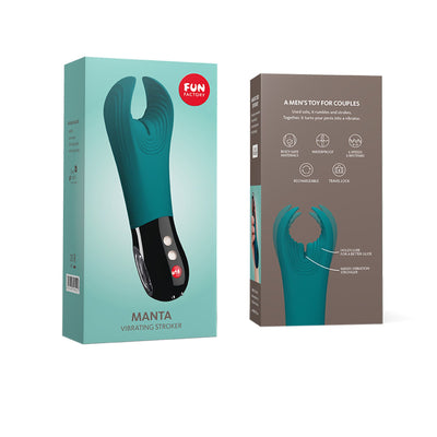 Вибратор для пениса Fun Factory MANTA, подходит для парных игр - фото 12