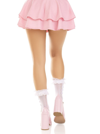 Main image for product index 15: Шкарпетки ажурні Leg Avenue Mini Bow Lace Anklet