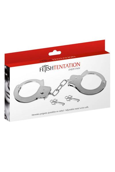 Main image for product index 4: Наручники Fetish Tentation Adjustable metal wrist cuffs