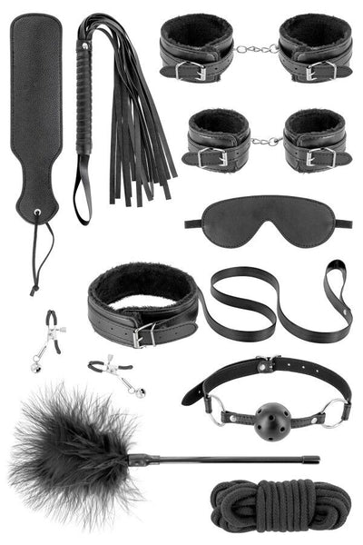 Main image for product index 1: Набір для BDSM Fetish Tentation SM Bondage Box in vegan leather 10pcs