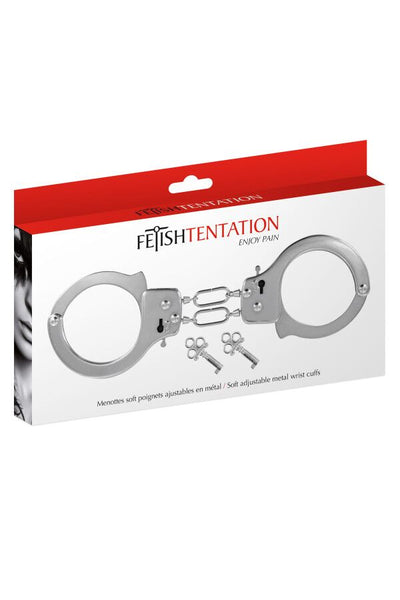 Main image for product index 4: Наручники Fetish Tentation Soft adjustable metal wrist cuffs