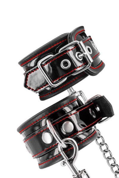 Main image for product index 3: Наручники Fetish Tentation Premium Patent leather handcuffs