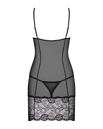 Main image for product index 4: (SALE) Сорочка Obsessive Alluria chemise & thong
