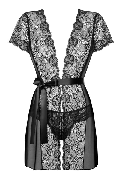 Main image for product index 3: Пеньюар Obsessive Alluria peignoir & thong