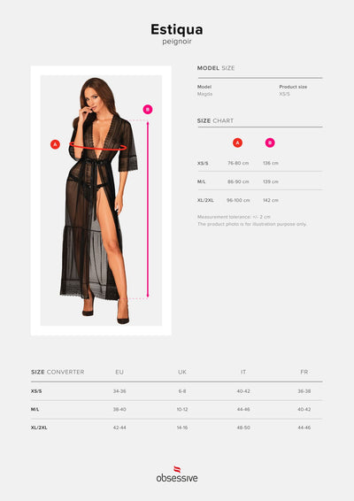 Main image for product index 10: Пеньюар Obsessive Estiqua peignoir