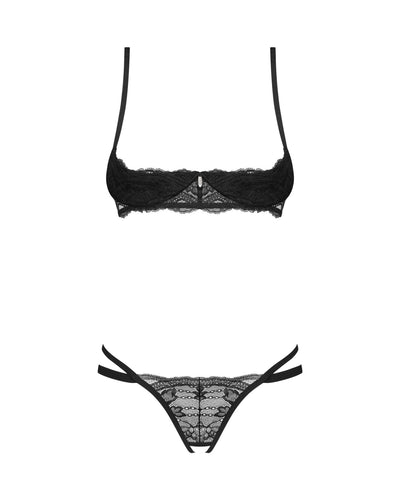 Комплект Obsessive Nutris 2-pcs crotchless set - фото 3