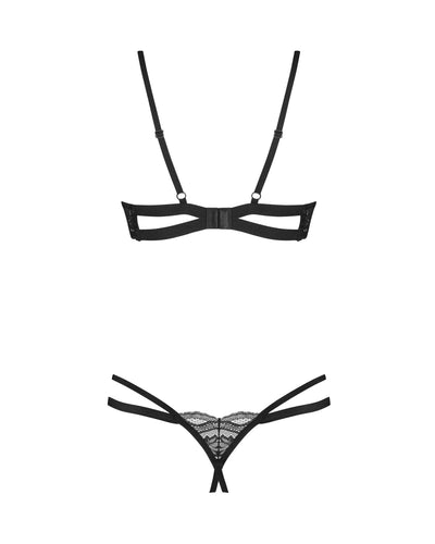 Комплект Obsessive Nutris 2-pcs crotchless set - фото 9