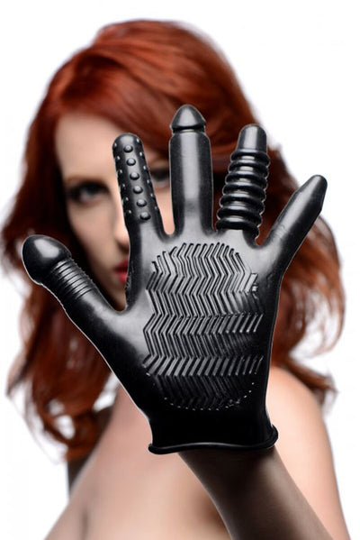Перчатка с разными текстурами Master Series Pleasure Poker Textured Glove - фото 4