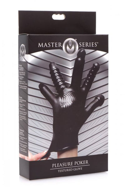 Перчатка с разными текстурами Master Series Pleasure Poker Textured Glove - фото 5
