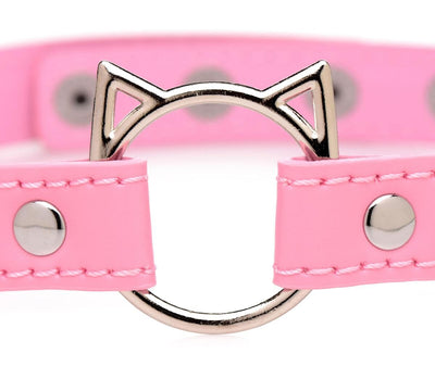 Чокер Master Series Kinky Kitty Ring Slim Choker - фото 7
