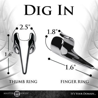 Набор колец с когтями Master Series Five-Piece Sensation Claw Rings - фото 6