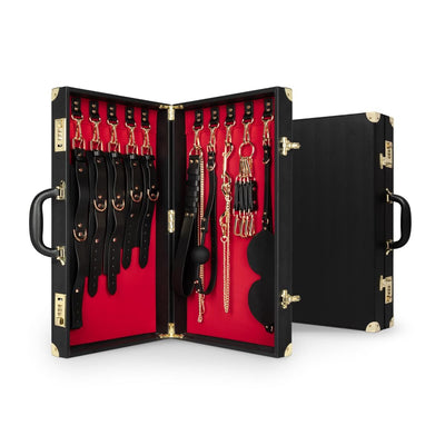 Main image for product index 1: Набор для BDSM Bedroom Fantasies: Bondage Suitcase 13 Pcs - Cow Leather