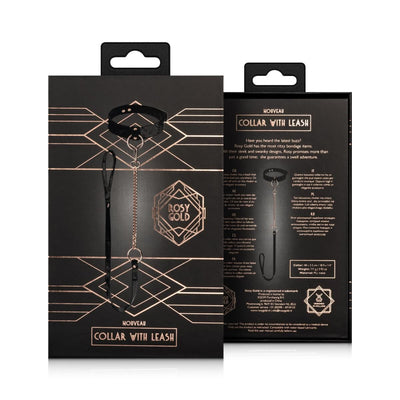 Main image for product index 7: Нашийник з повідцем Rosy Gold - Collar with Leash