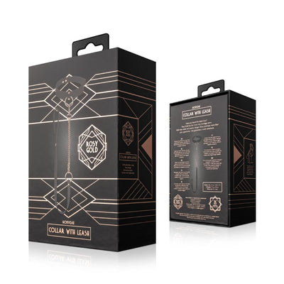 Main image for product index 3: Нашийник з повідцем Rosy Gold - Collar with Leash