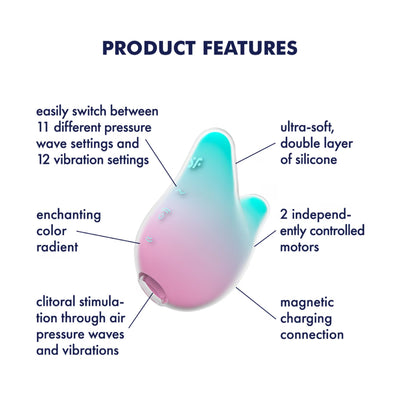 Вакуумний кліторальний стимулятор Satisfyer Mermaid Vibes - фото 9