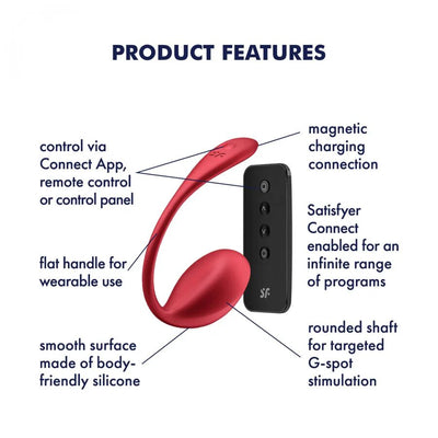 Віброяйце Satisfyer Shiny Petal Connect App - фото 4
