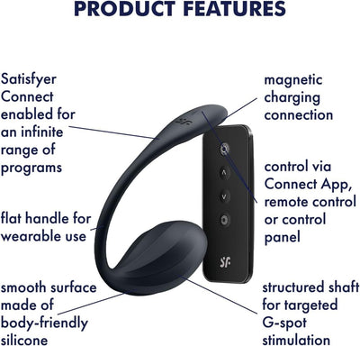 Main image for product index 13: Віброяйце Satisfyer Ribbed Petal Connect App