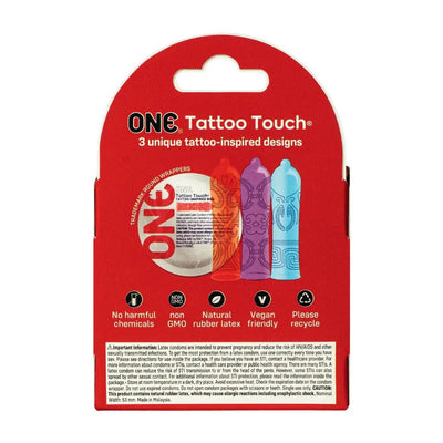 Main image for product index 5: Презервативи ONE Tattoo Touch