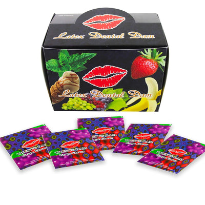 Набір латексних серветок Latex Dental Dams Grape - фото 2