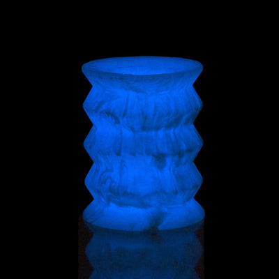 Мастурбатор ADDICTION Silicone Reversible Stroker – Glow in the Dark - фото 9