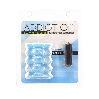 Мастурбатор ADDICTION Silicone Reversible Stroker – Glow in the Dark - фото 10