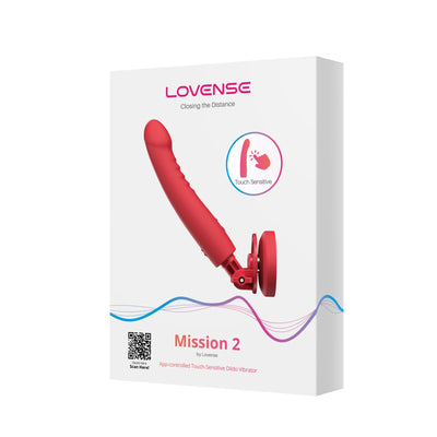Смарт-міні секс-машина Lovense Mission 2 Vibrating suction cup dildo - фото 5