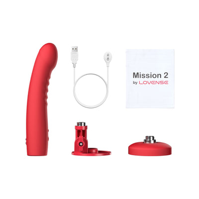 Смарт-міні секс-машина Lovense Mission 2 Vibrating suction cup dildo - фото 4