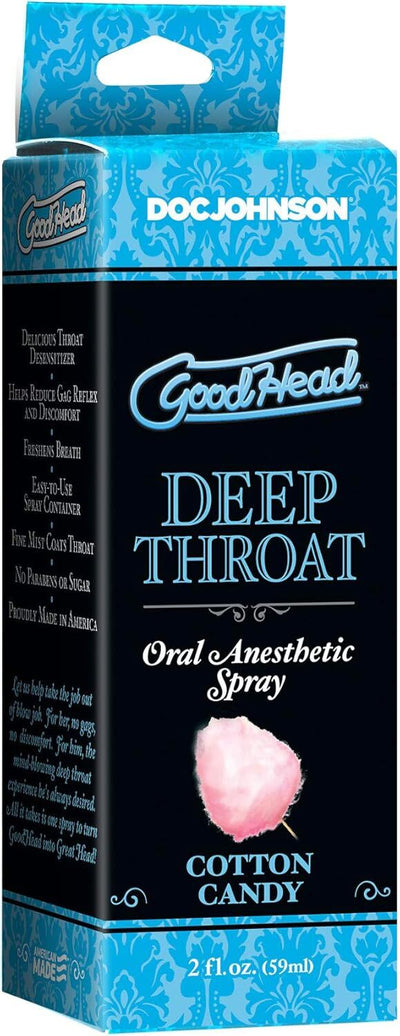 Main image for product index 2: Спрей для минета Doc Johnson GoodHead DeepThroat Spray – Cotton Candy для глубокого минета