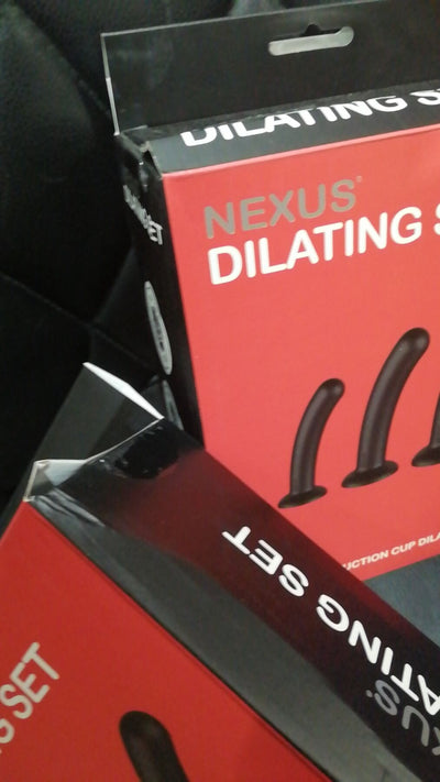 Main image for product index 2: Набор дилдо Nexus Dilating Set (17см, 15см, 12,5см) (мятая упаковка!!!)