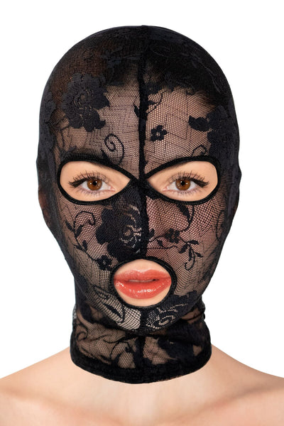 Main image for product index 1: Капюшон для БДСМ Fetish Tentation Patterned fishnet hood