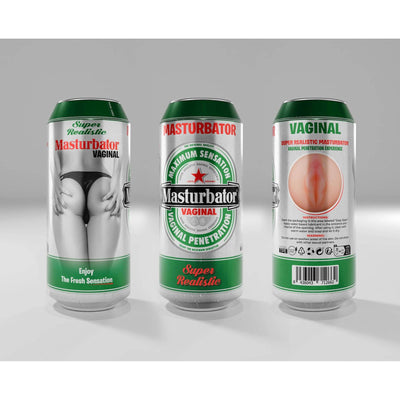 Main image for product index 8: Мастурбатор-вагина Alive Heineken Vagina II в виде банки пива, реалистичный