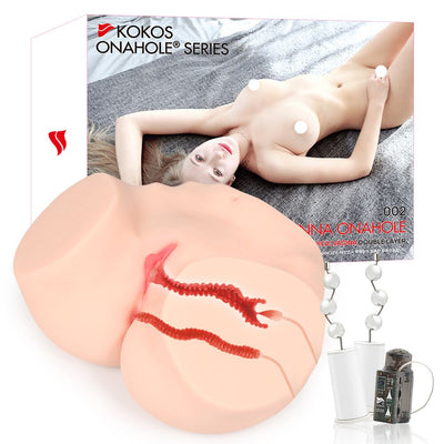 Main image for product index 7: Мастурбатор Kokos 002 Hanna ONAHOLE Real Vagina 2WayPlus с функцией массажа