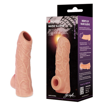 Main image for product index 10: Насадка на член Kokos Nude Sleeve NS 001