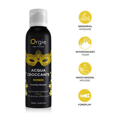 Main image for product index 3: Массажная пенка Orgie – Acqua Croccante Monoi, эффект лопающихся пузырьков