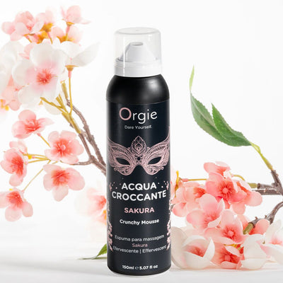 Main image for product index 4: Массажная пенка Orgie – Acqua Croccante Sakura, эффект лопающихся пузырьков