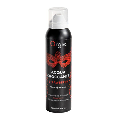 Main image for product index 1: Массажная пенка Orgie – Acqua Croccante Strawberry, эффект лопающихся пузырьков