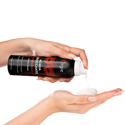 Main image for product index 2: Массажная пенка Orgie – Acqua Croccante Strawberry, эффект лопающихся пузырьков