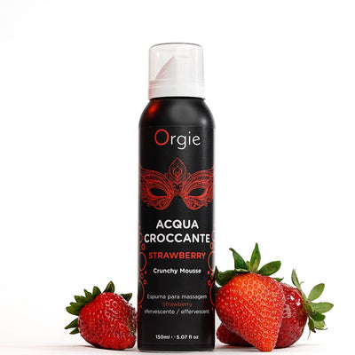Main image for product index 4: Массажная пенка Orgie – Acqua Croccante Strawberry, эффект лопающихся пузырьков