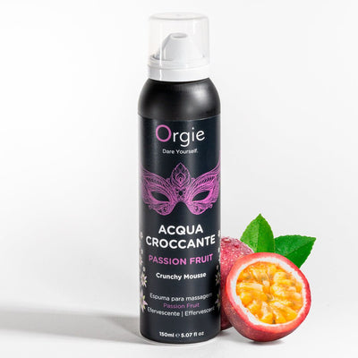 Main image for product index 4: Масажна пінка Orgie – Acqua Croccante Passion Fruit, ефект бульбашок, що лопаються