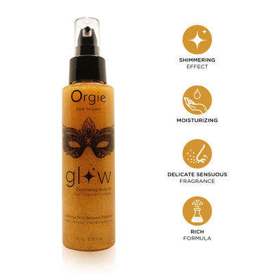 Main image for product index 3: Олія-шимер для тіла Orgie – Glow Shimmering Body Oil, чуттєвий аромат, зволоження