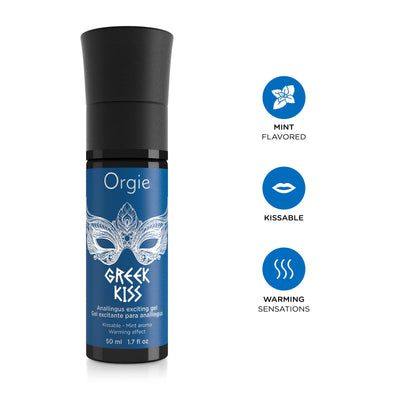 Main image for product index 3: Стимулирующий гель для анилингуса и анального секса Orgie Greek Kiss, согревающий