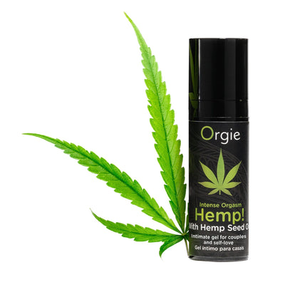 Main image for product index 4: Збуджувальний гель для пар Orgie Hemp! Intense Orgasm, ефект сильної вібрації