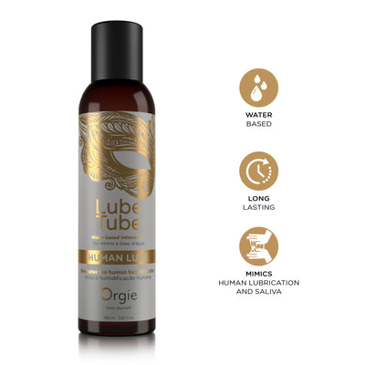 Main image for product index 3: Лубрикант на водній основі Orgie Lube Tube Human Lube, імітація природної змазки та слини