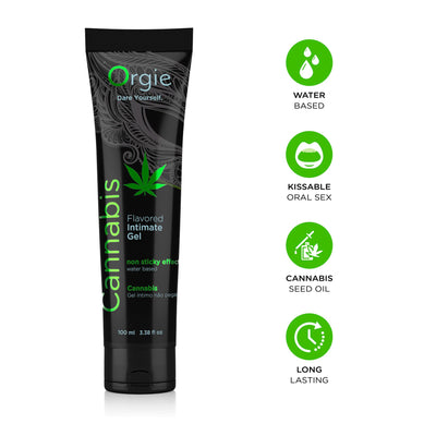 Main image for product index 3: Лубрикант на водной основе Orgie Lube Tube Cannabis, съедобный