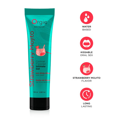 Main image for product index 7: Лубрикант на водной основе Orgie Lube Tube Strawberry Mojito