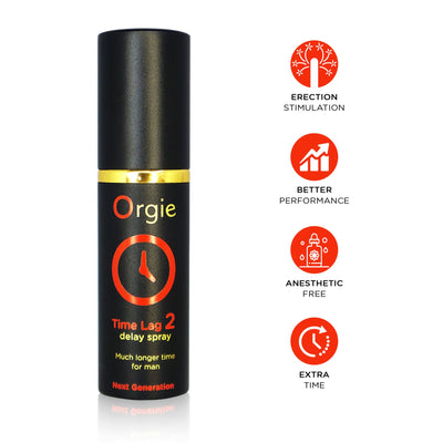 Main image for product index 3: Спрей-пролонгатор Orgie Time Lag 2 Delay Spray, без анестетиков, с экстрактом дамианы