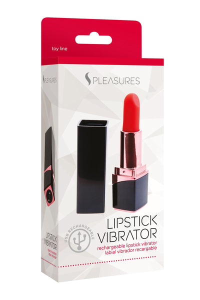 Вибратор-помада S Pleasures Lipstick Vibrator, очень реалистичный - фото 4